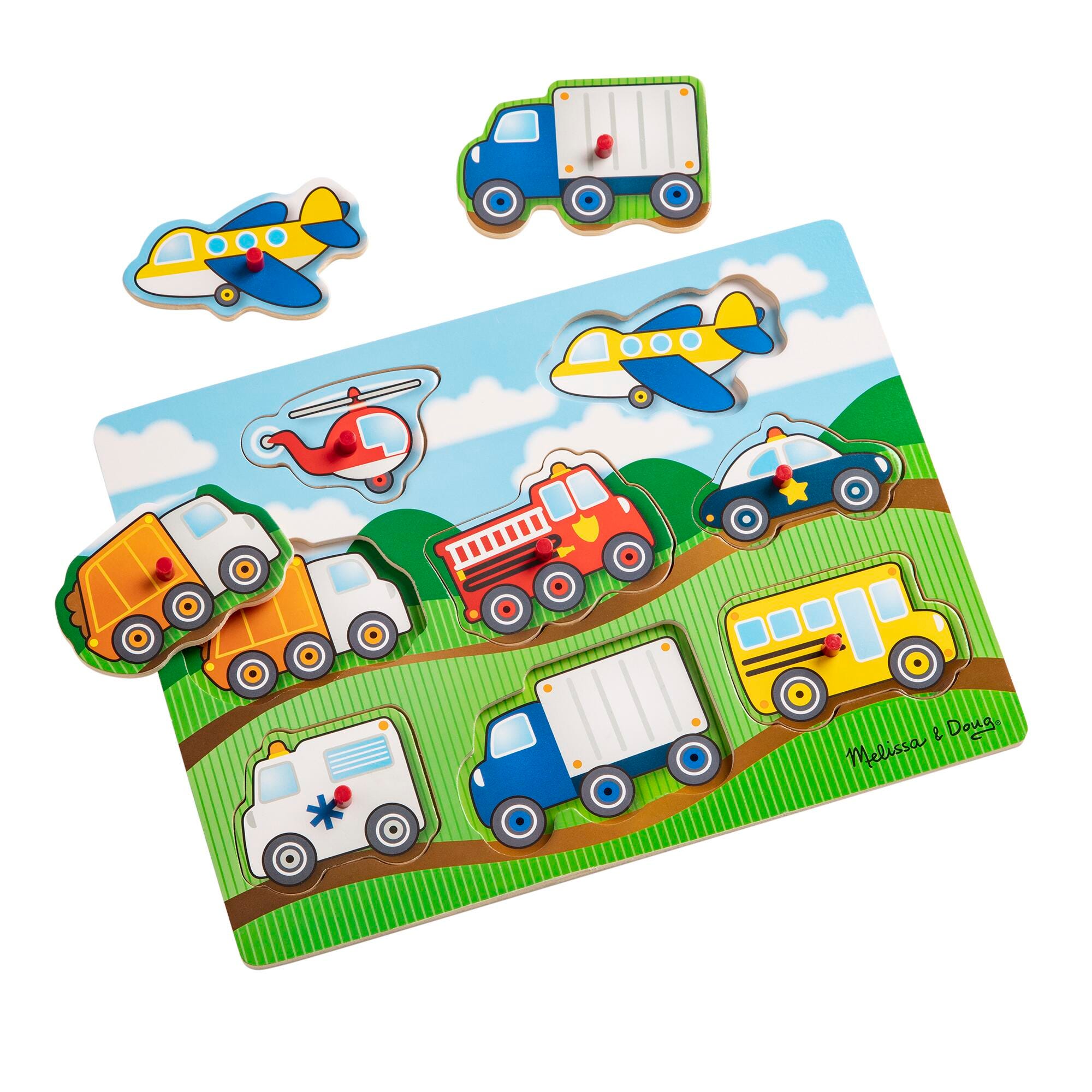 Melissa and doug vehicle puzzle online